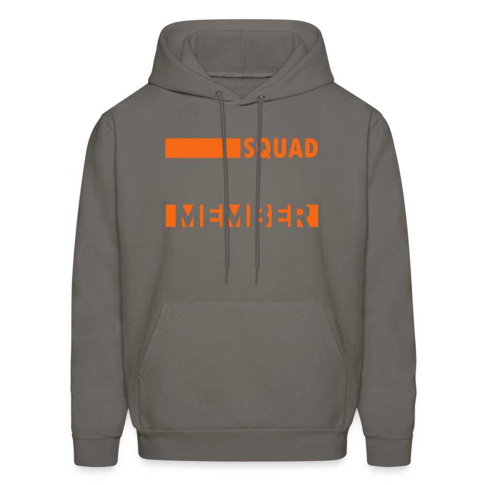 SQUAD MEMBER - Novelist Men's Hoodie - asphalt gray