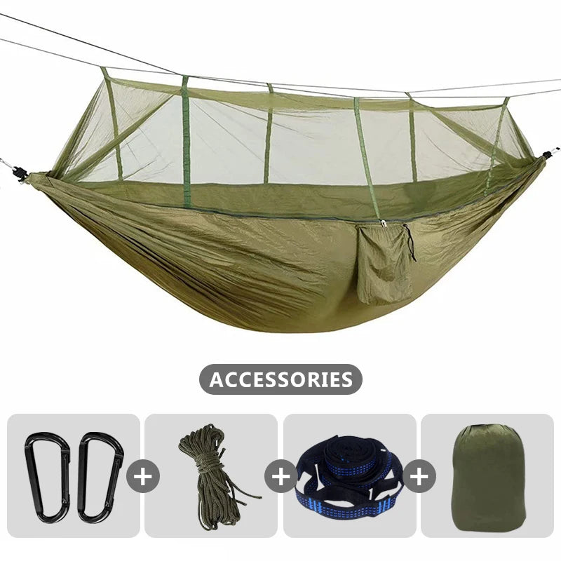 Parachute Hammock with Mosquito Net