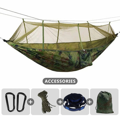 Parachute Hammock with Mosquito Net