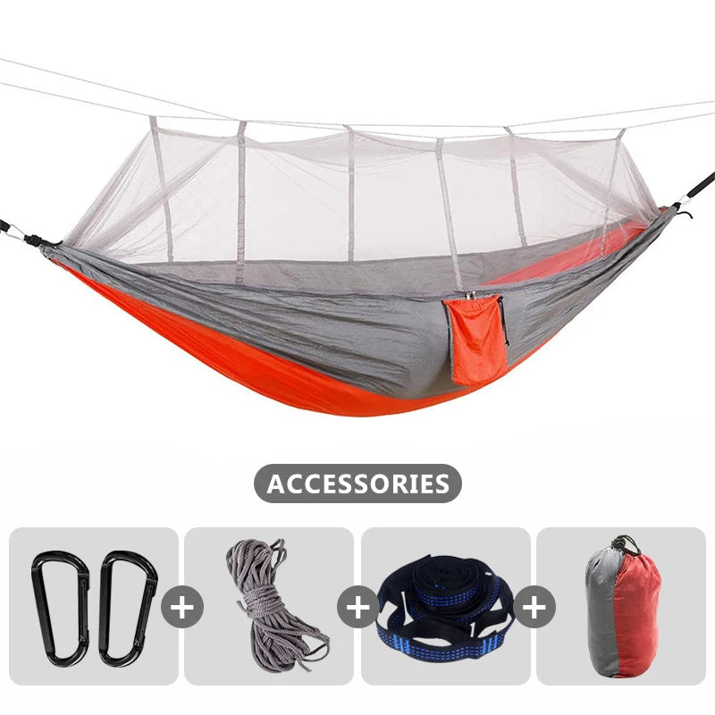 Parachute Hammock with Mosquito Net