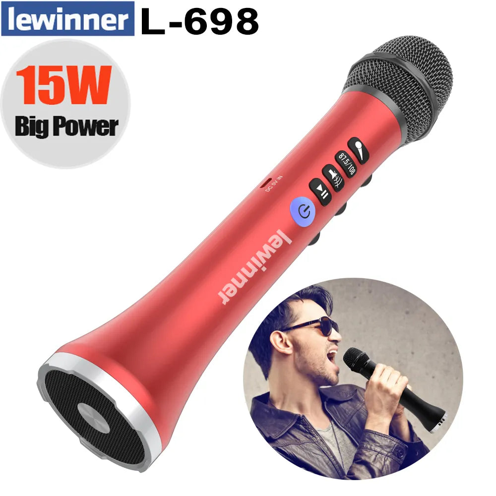 LEWINNER L-698 Wireless Karaoke Microphone