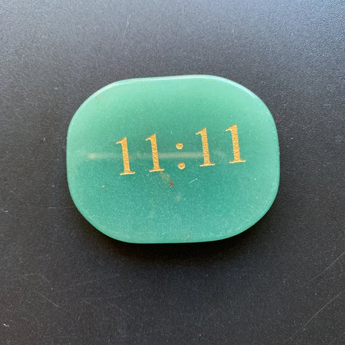 Double 11 Carved Palm Stone