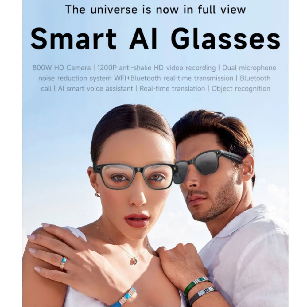 📸 L801 Smart Glasses — Next-Gen Wearable Tech with HD Camera & AI Features