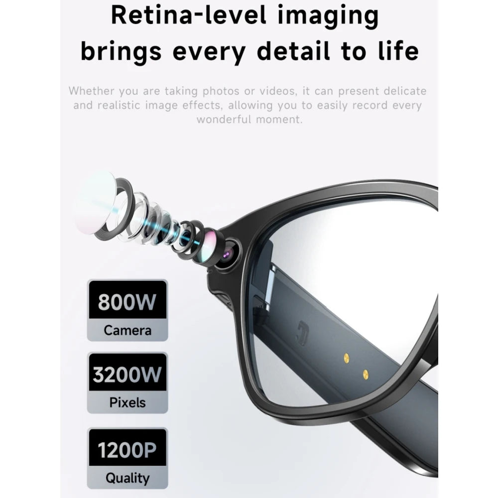 📸 L801 Smart Glasses — Next-Gen Wearable Tech with HD Camera & AI Features