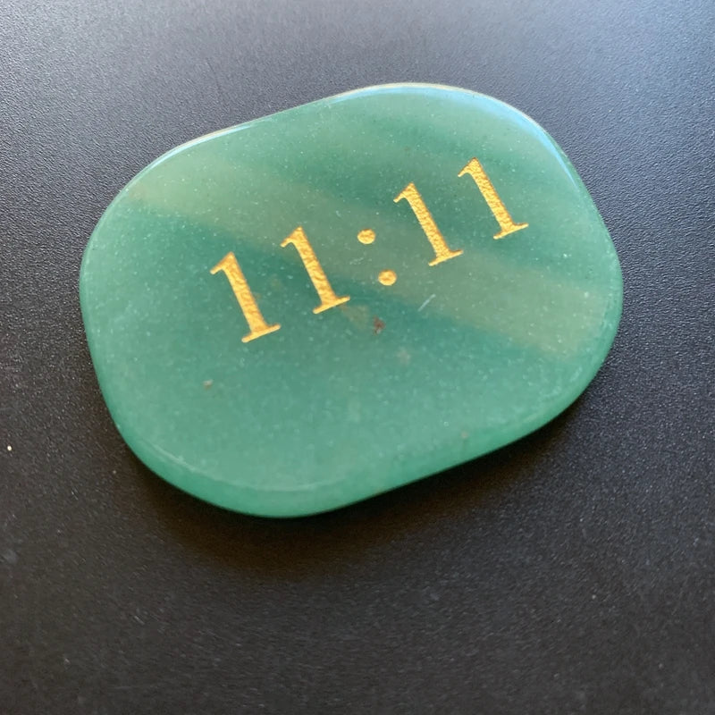 Palm Stone Carved Double 11