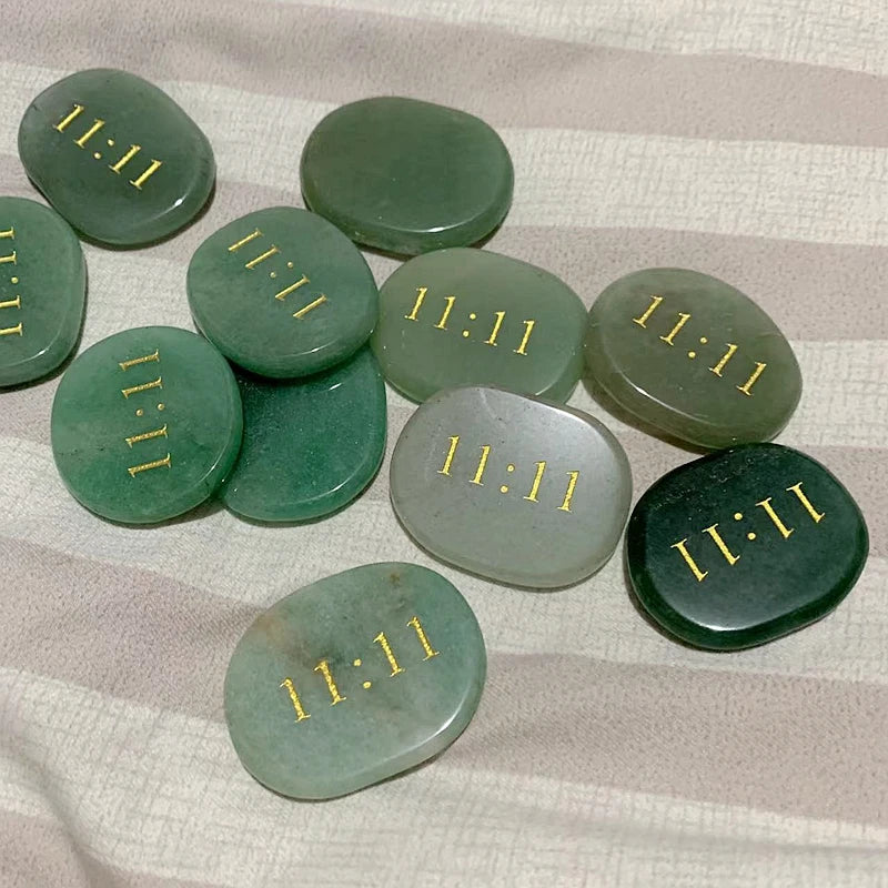 Palm Stone Carved Double 11