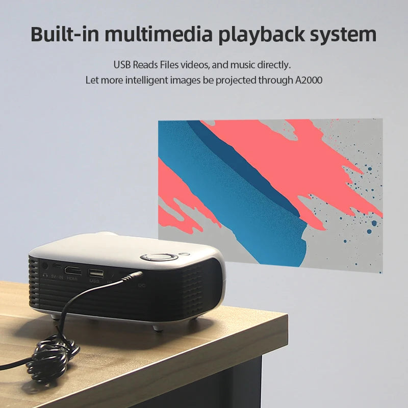 Projector Portable 3D LED Video Projectors Home Cinema Theater