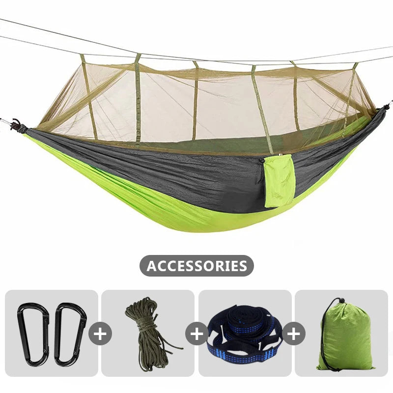 Parachute Hammock with Mosquito Net