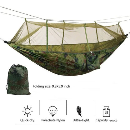 Parachute Hammock with Mosquito Net