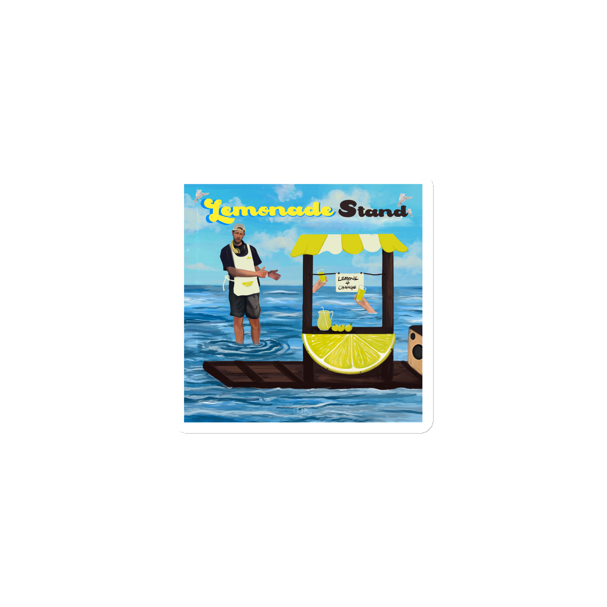 David Biga's Lemonade Stand Magnet