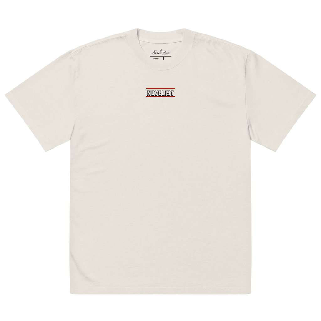 NOVELIST Oversized faded t-shirt