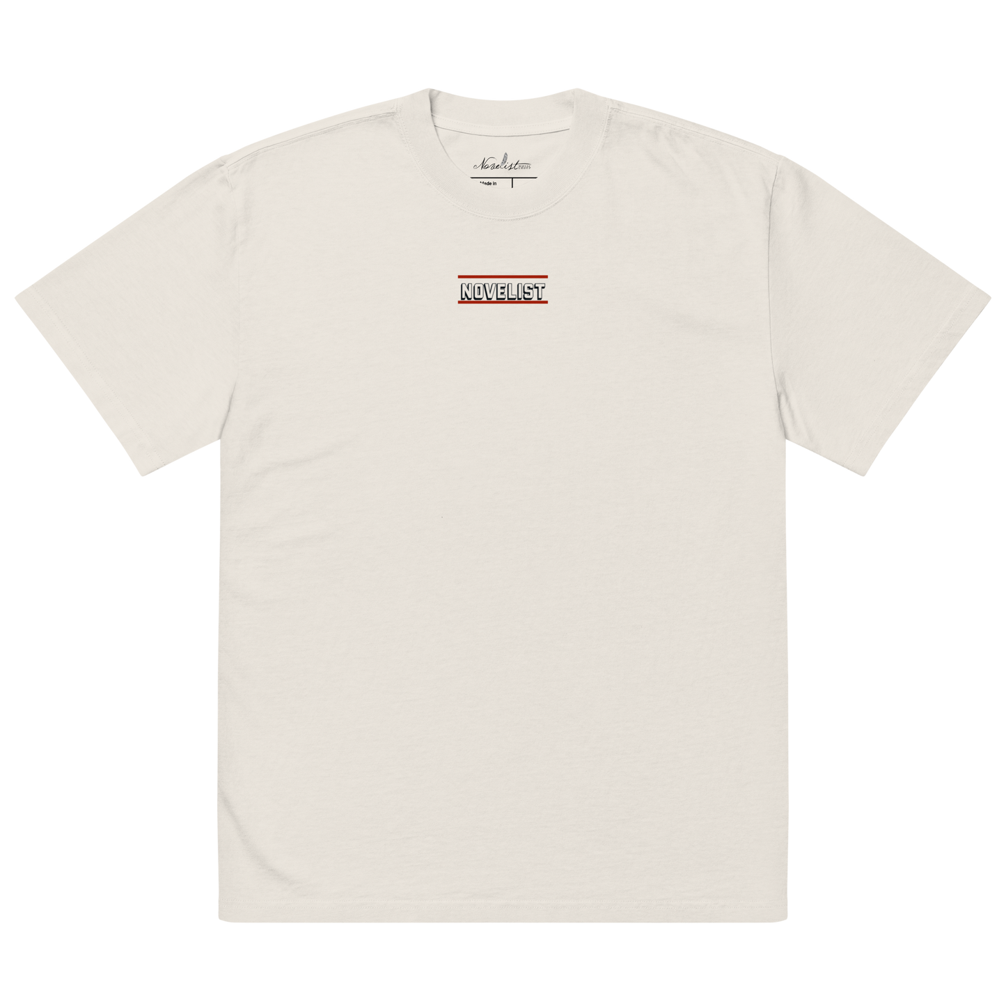 NOVELIST Oversized faded t-shirt