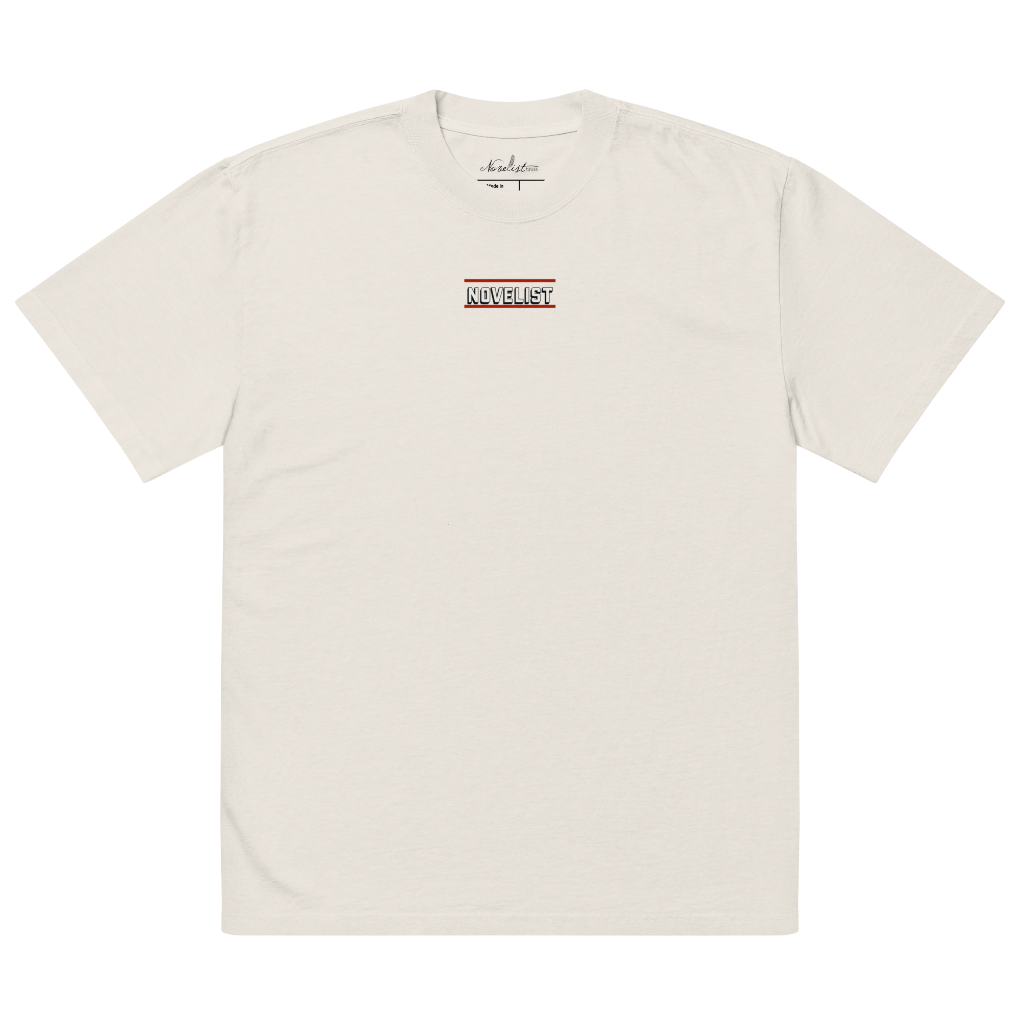 NOVELIST Oversized faded t-shirt