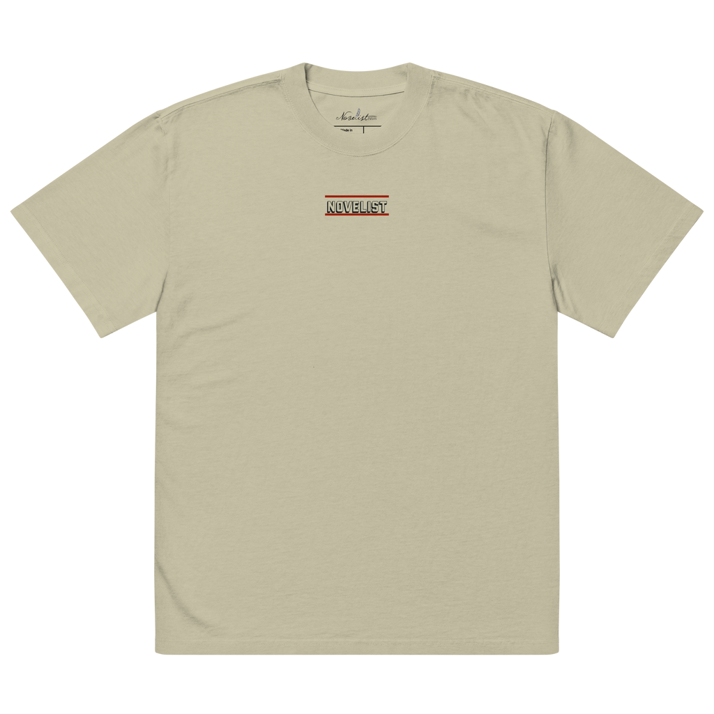 NOVELIST Oversized faded t-shirt