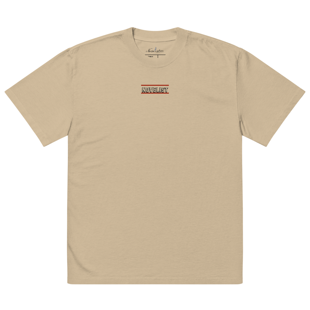 NOVELIST Oversized faded t-shirt