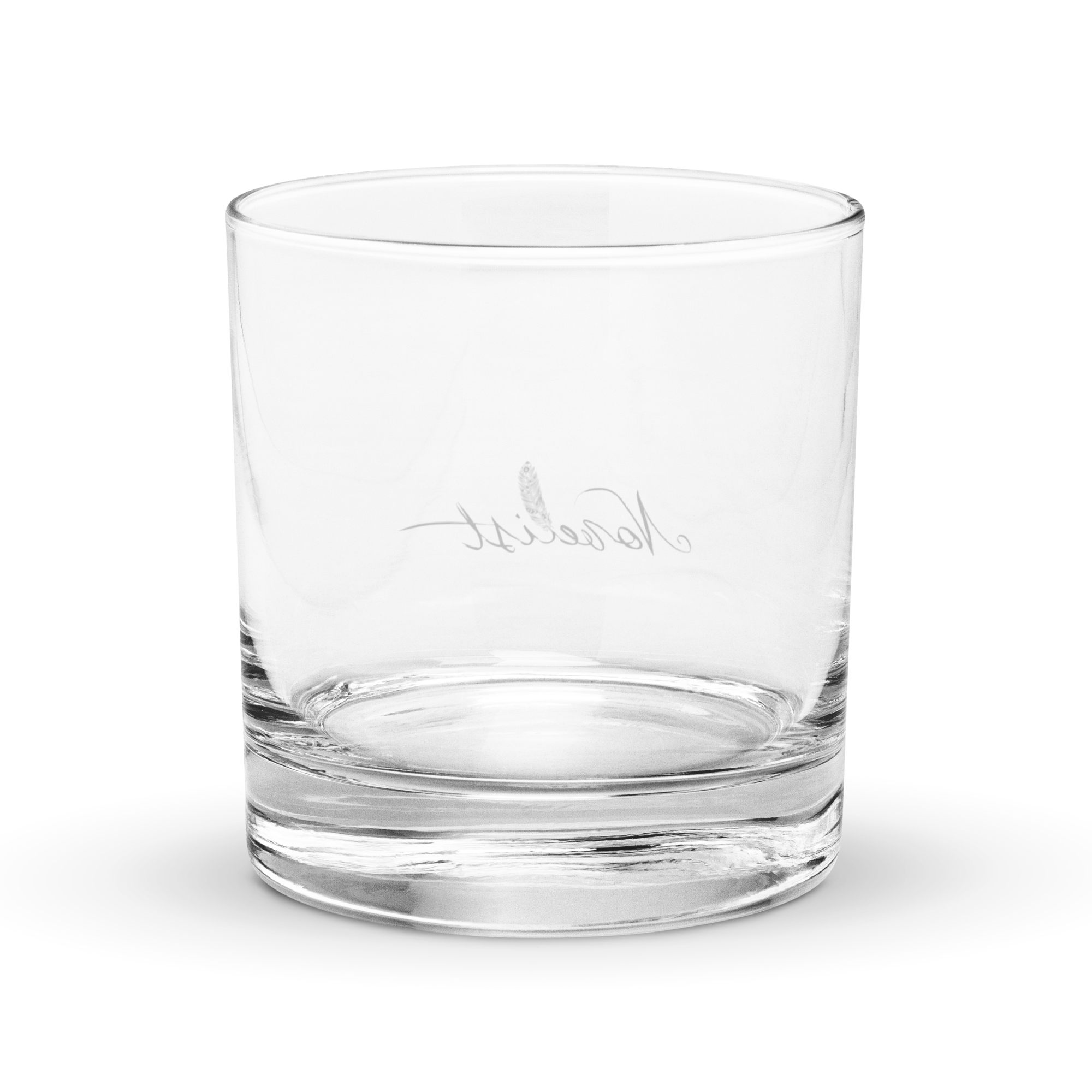 Novelist Rocks Glass