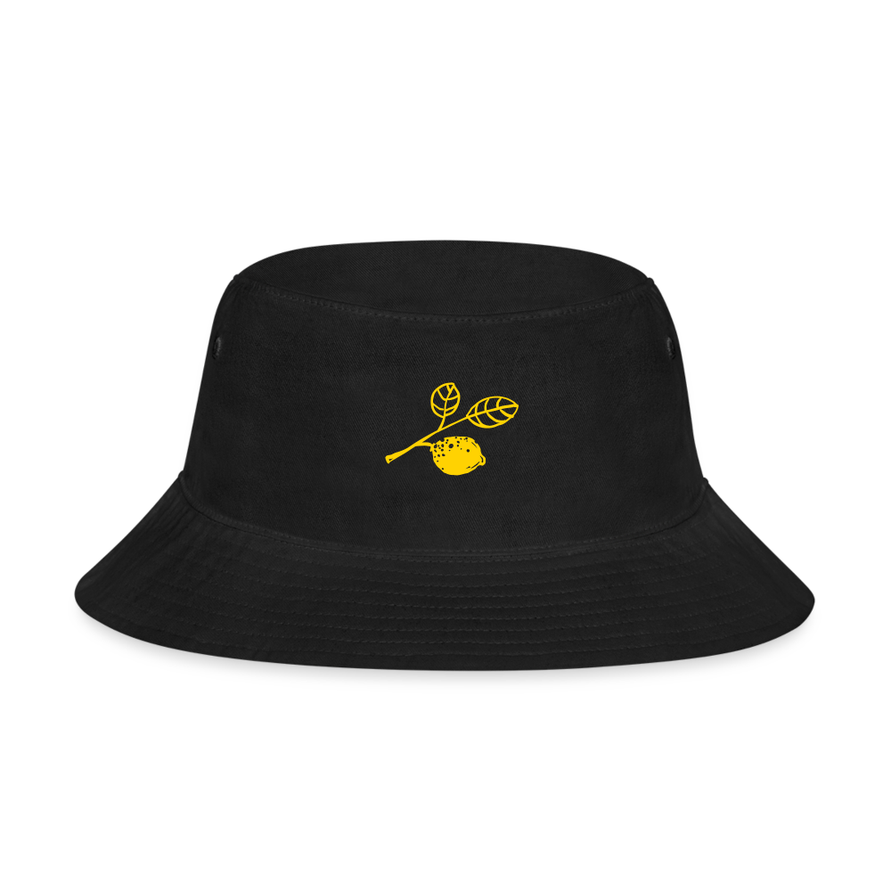 Lemon Branch Bucket Hat - black