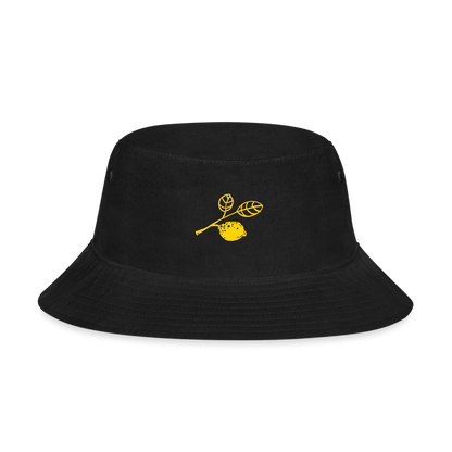 Lemon Branch Bucket Hat - black