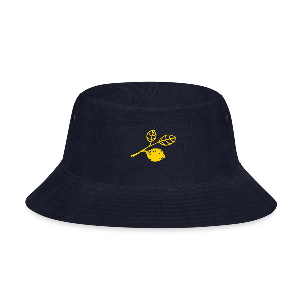 Lemon Branch Bucket Hat - navy