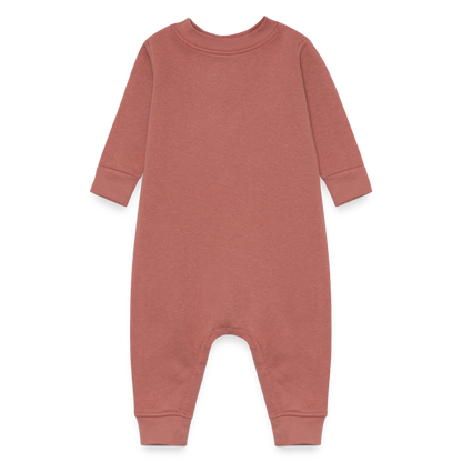 Sailing Baby Fleece One Piece - mauve