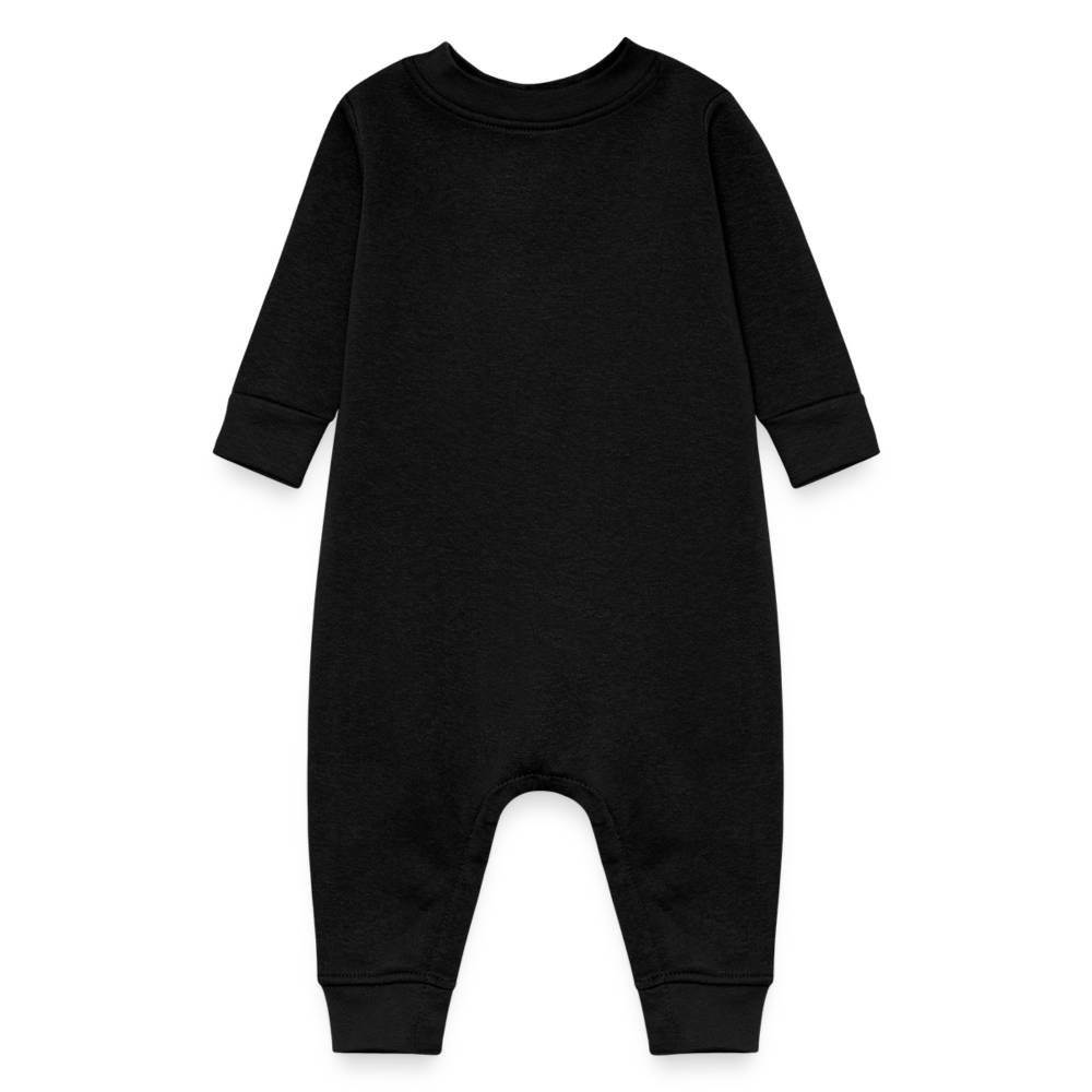 Sailing Baby Fleece One Piece - black