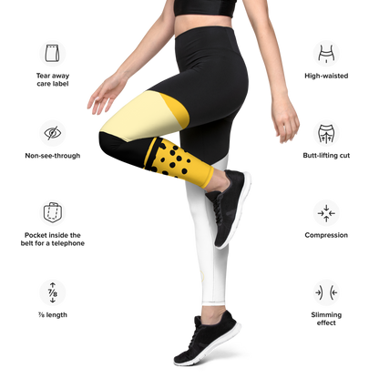 Women's Sports Lemon Leggings