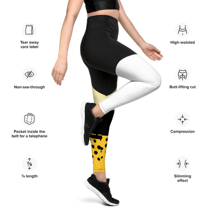 Women's Sports Lemon Leggings