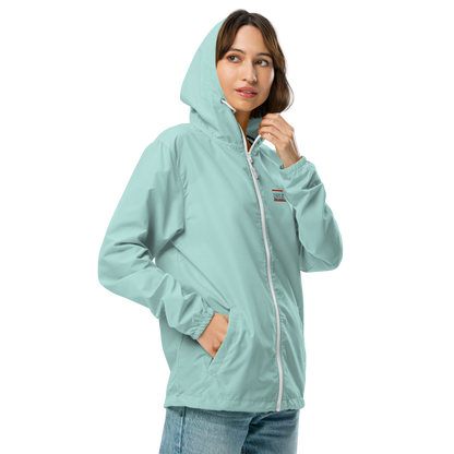 Novelist Unisex lightweight zip up windbreaker