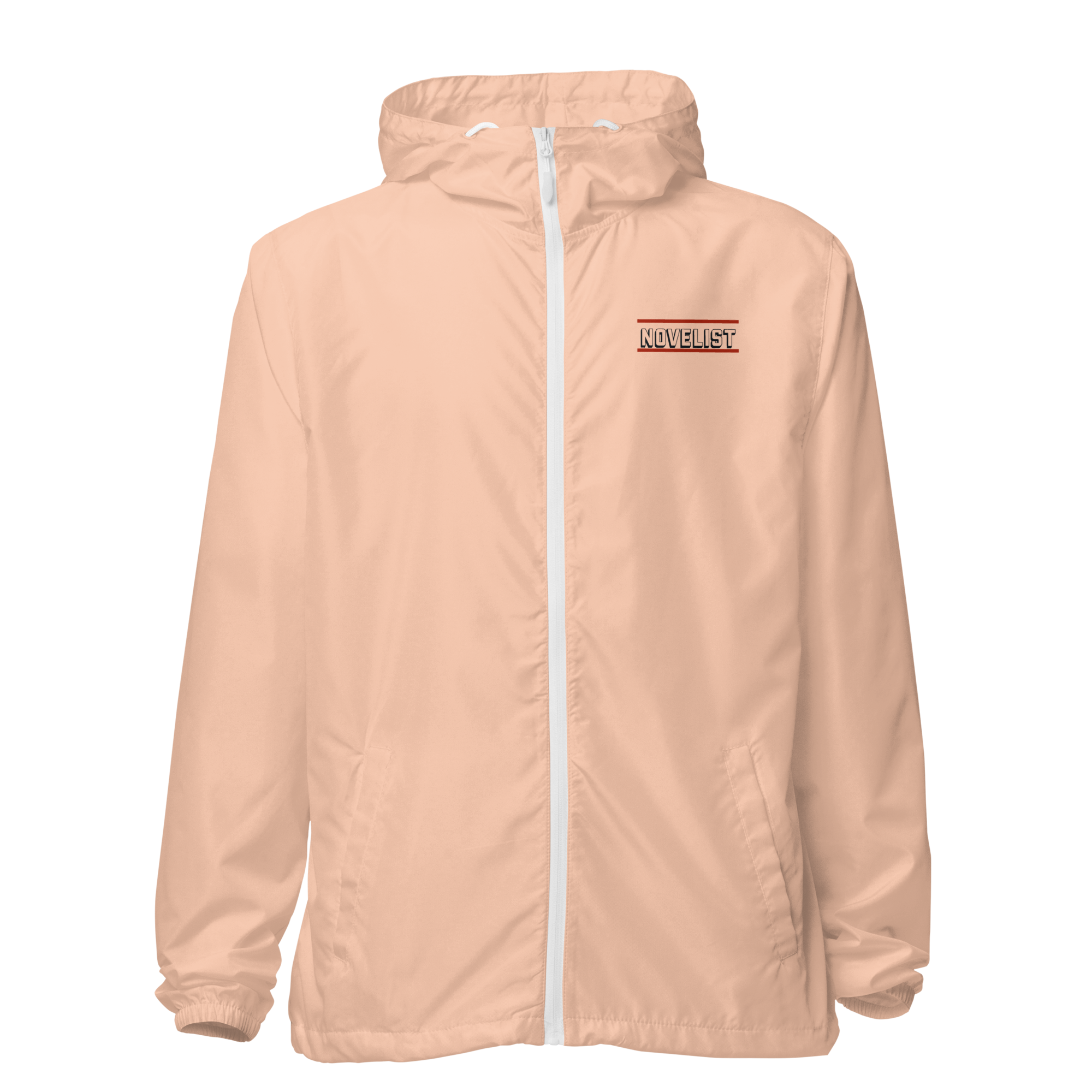 Novelist Unisex lightweight zip up windbreaker