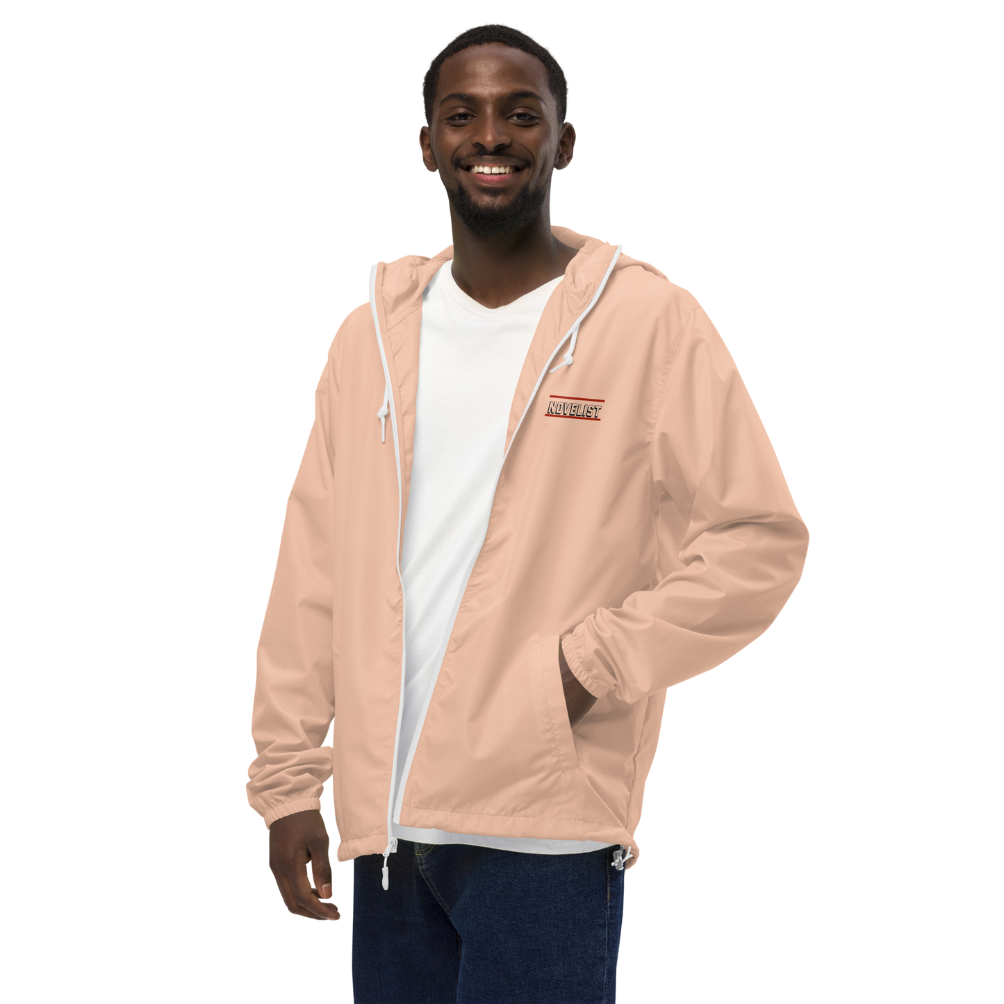 Novelist Unisex lightweight zip up windbreaker