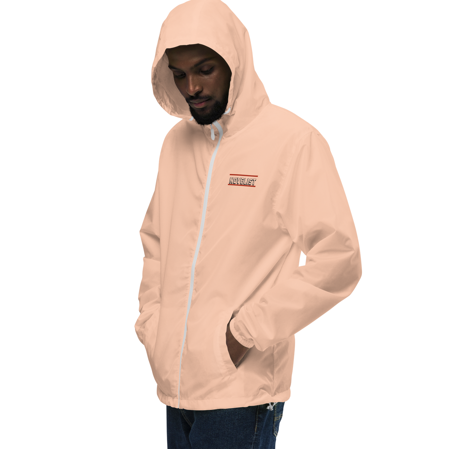 Novelist Unisex lightweight zip up windbreaker