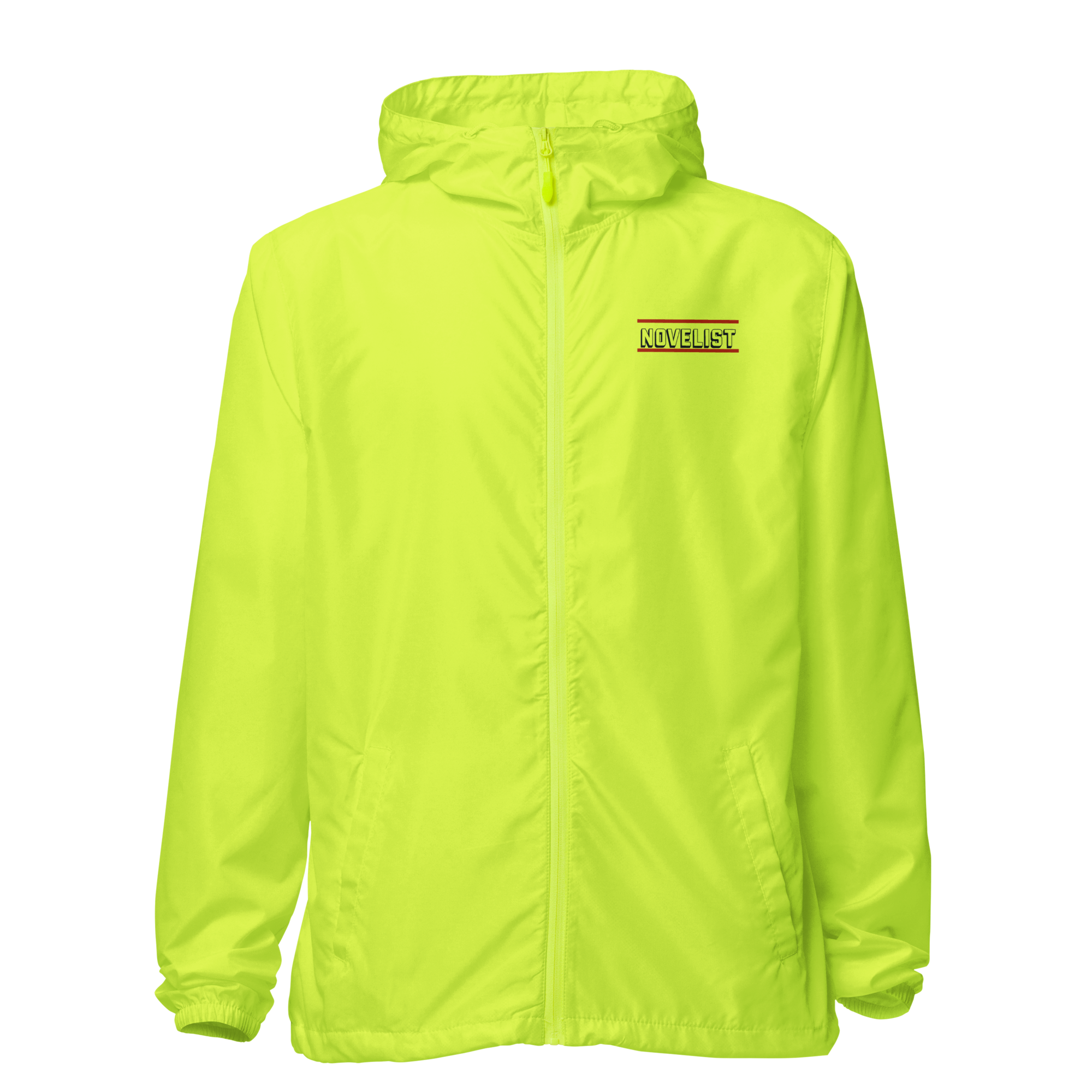 Novelist Unisex lightweight zip up windbreaker