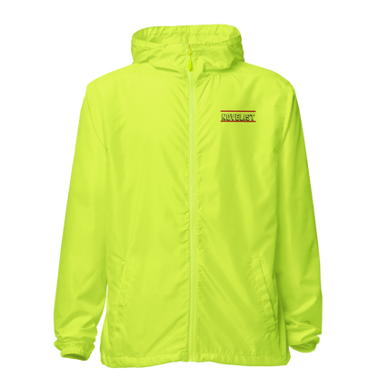 Novelist Unisex lightweight zip up windbreaker