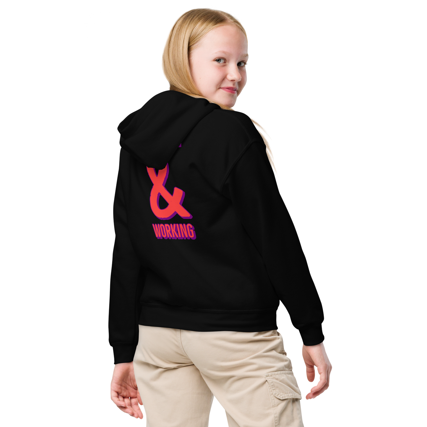 Youth "Silent & Working" hoodie by Novelist