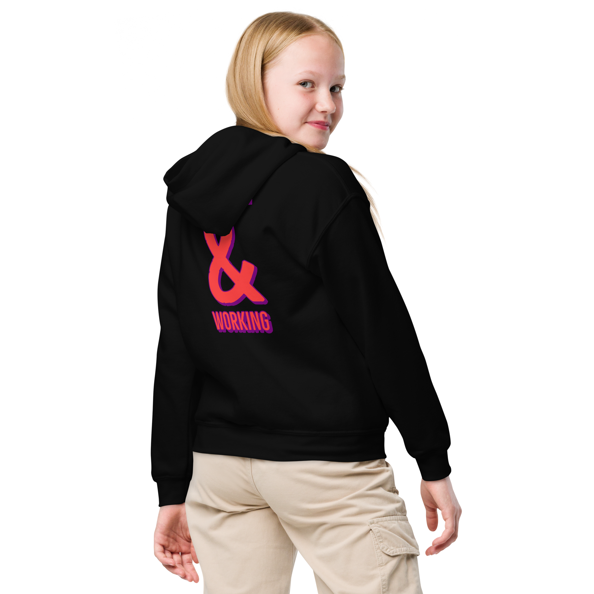 Youth "Silent & Working" hoodie by Novelist