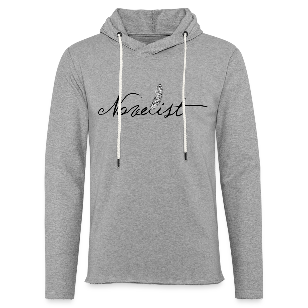 Novelist Lightweight Hoodie - heather gray